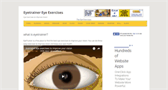 Desktop Screenshot of eyetrainer.org